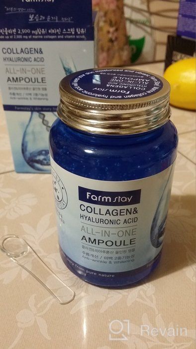 img 1 attached to Farmstay Collagen & Hyaluronic Acid All-In-One Ampoule 250ml review by Agata Roguska ᠌