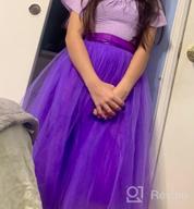 img 1 attached to 💃 5-Layer Fluffy Tulle Skirt Tutu Dancing Dress with Ribbon for Girls by Zcaynger review by Anthony Epps