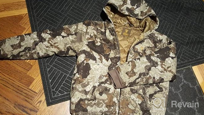 img 1 attached to 🧥 Youth Insulated Twill Camo Hunting Jacket - Hot Shot, Cotton Shell, for Cold Weather Bird and Deer Hunting review by Mike Cox