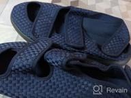img 1 attached to Comfortable And Adjustable Diabetic Slippers For Men And Women With Arthritis, Edema, And Swollen Feet - Lightweight And Extra Wide House Shoes By Sisttke review by Jake Hill