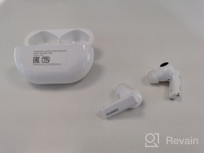img 1 attached to 🎧 Huawei FreeBuds Pro Earbuds with Advanced Noise Cancellation, Bluetooth 5.2, and 3-Mic System for iOS and Android (Carbon Black) review by Kio Mateo ᠌