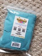 картинка 1 прикреплена к отзыву 2 Pound Refill Pack Of CoolSand Moldable Indoor Play Sand - Blue Resealable Bag от Jeff Gopala
