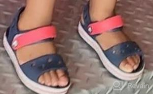 img 1 attached to 👟 Crocs Crocband Sandal Toddler Little Boys' Shoes: Clogs & Mules review by Quintin Boner