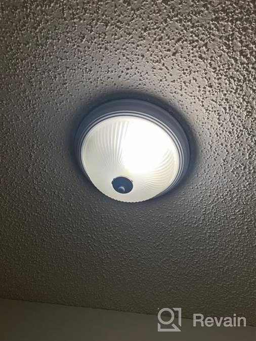 img 1 attached to TALOYA 8.9 Inch Flush Mount Ceiling Light, 18W, 5000K Daylight, 1800Lm, Round Surface Mounted Fixture, ELT Listed - Perfect For Aisles, Balconies, Corridors, Hallways, And Stairwells review by Ham Channell