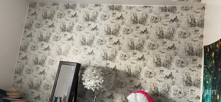 img 1 attached to Hogwarts Castle Peel And Stick Wallpaper Mural By RoomMates RMK12279M - Perfect For Harry Potter Fans! review by Darius Glatzel