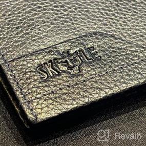 img 7 attached to SKYLE Men's Bifold Wallet - 11.5 x 9.5 x 2 inches