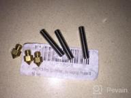 img 1 attached to Pack Of 3 HICTOP 3D Printer Brass Nozzles With 0.4Mm Diameter And 1.75Mm Extruder Tubes For Reprap Prusa I3 review by Matt Williams