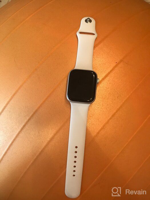 img 1 attached to Renewed Apple Watch SE in Gold Aluminum with 📱 GPS + Cellular and Pink Sand Sport Band - 40mm review by Ayden Loh ᠌