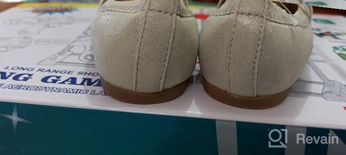 img 1 attached to 💃 NINA Esther T Ballet Silver Medium Girls' Shoes and Flats: Stylish and Comfortable Footwear for Your Little Fashionista review by Miranda Smith