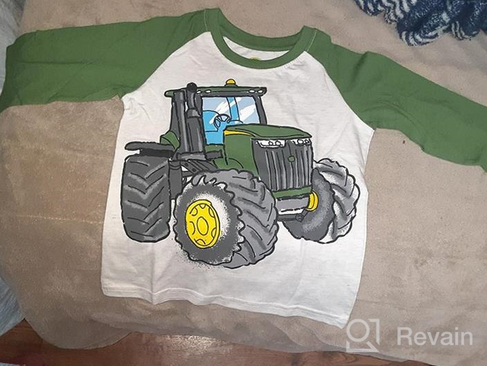 img 1 attached to 👕 John Deere Oatmeal Boys' Tee - Boys' Clothing Tops, Tees & Shirts review by Kevin Nelson