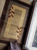 img 1 attached to Stylish And Versatile: Home Dynamix Royalty Clover Modern Area Rug In Brown Multi - 7'8"X10'4" Rectangle review by Jessica Williams