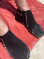 img 1 attached to Tilos 3Mm Waterproof Neoprene Fin Socks - Ideal For Scuba Diving, Snorkeling, Swimming, Watersports, Hiking & More! review by Kenji Townsend