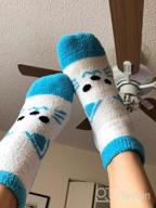 img 1 attached to 🧦 Dosoni Women's Super Soft Fuzzy Slipper Socks: Warm, Fluffy Comfort for Winter - 5 Pack review by Martin Masaniai