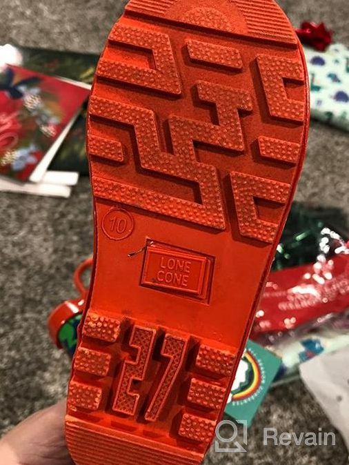 img 1 attached to 👞 LONECONE Patterns Handles Toddlers Construction Boys' Shoes: Durable and Stylish Boots review by Randy Butler