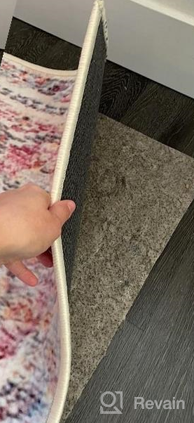 img 1 attached to Non-Slip Rug Pad For Vinyl & Luxury Vinyl Plank (LVP) Flooring - RUGPADUSA 4'X6' Felt And EVA Vinyl Lock review by Greg Cunningham