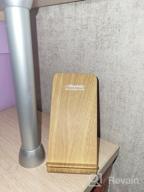 img 1 attached to Skyway Energy Fast wireless charger, dark wood review by Avut Prapratchob ᠌