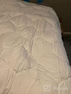 img 1 attached to Ultra Soft Quilted King Mattress Pad With Deep Pocket Protector - Perfect For Dorm, Home Or Hotel - White Color review by Davaun Pritchard