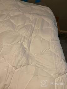 img 5 attached to Ultra Soft Quilted King Mattress Pad With Deep Pocket Protector - Perfect For Dorm, Home Or Hotel - White Color