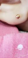 img 1 attached to 👂 Ritastephens 14k Yellow Gold Ball Stud Earrings with Screw Backs - Available in 3-7mm Sizes review by Roberta Foell