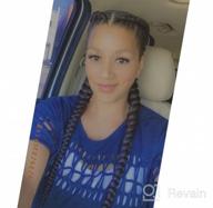 img 1 attached to 8 Packs Pre-Stretched Yaki Straight Synthetic Braiding Hair For Professional Crochet Braids Hot Water Setting - 20 Inch #1 review by Christine Sandoval