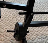 img 1 attached to Aceshin Adjustable Olympic Weight Bench, Bench Press With Preacher Curl Leg Developer Chest Expander For Home Workout Gym Fitness Exercise review by Brandon Grzankowski