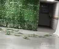 картинка 1 прикреплена к отзыву Artificial Hanging Vines, 12 Pack 84 Feet Fake Green Leaf Garlands Home Office Garden Outdoor Wall Greenery Cover Jungle Party Decoration от Michael Hemmig