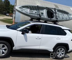 img 6 attached to 2019-2022 RAV4 Roof Rack Cross Bars | Cargo Luggage Kayak Bicycles Canoe Carrier For Rooftop Rails