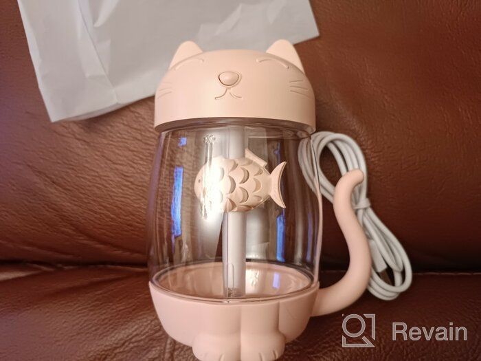 img 2 attached to Humidifier Kitty Humidifier 3 in 1 (Pink, Blue, White, Purple) review by Anastazja Zawadzka ᠌