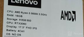 img 4 attached to Lenovo Legion 5i: Высокопроизводительный игровой ноутбук с 17.3-дюймовым FHD IPS дисплеем 144 Гц, процессором i7-10750H, графическим процессором GeForce RTX 2060 6 ГБ, 16 ГБ оперативной памяти, 1 ТБ SSD, ОС Windows 10 Home.