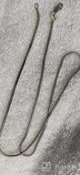 картинка 1 прикреплена к отзыву BORUO 925 Серебренная Кольцевая Цепочка, толщиной 1мм и 1.6мм, Сплавная Итальянская Цепь без Никеля с Карабином, Длина от 14 до 30 дюймов. от Patrick Hamman