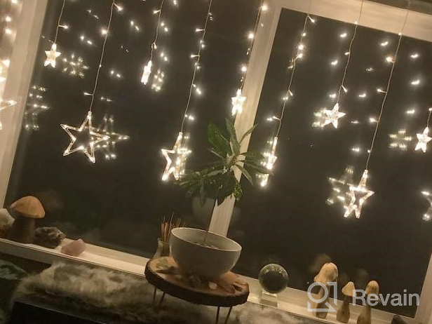 img 1 attached to Transform Your Home With BHCLIGHT'S 138 LED Star String Lights: Perfect For Bedroom Decor, Ramadan, Wedding, Garden And Christmas Decorations In Blue review by Eduardo Purewal