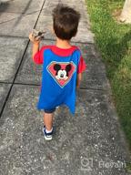 img 1 attached to Disney Boys' Mickey Mouse Super Short Sleeve Cape T-Shirt: Unleash Your Inner Superhero! review by Mike Quade