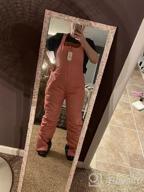 img 1 attached to Waterproof Winter Snow Bibs For Women By TSLA - Insulated Snowboard Overalls With Ripstop Ski Pants review by Willie Carrera