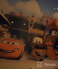 img 4 attached to RoomMates JL1412M Disney Pixar Cars Desert Spray And Stick Съемная настенная роспись - 10,5 футов. Х 6 футов