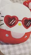 img 1 attached to 14-Inch Hello Kitty With Red Glasses Squishmallows Plush - Sanrio Ultra Soft Stuffed Animal Toy By Kellytoy review by Omar Gonzales