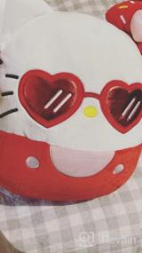 img 8 attached to 14-Inch Hello Kitty With Red Glasses Squishmallows Plush - Sanrio Ultra Soft Stuffed Animal Toy By Kellytoy