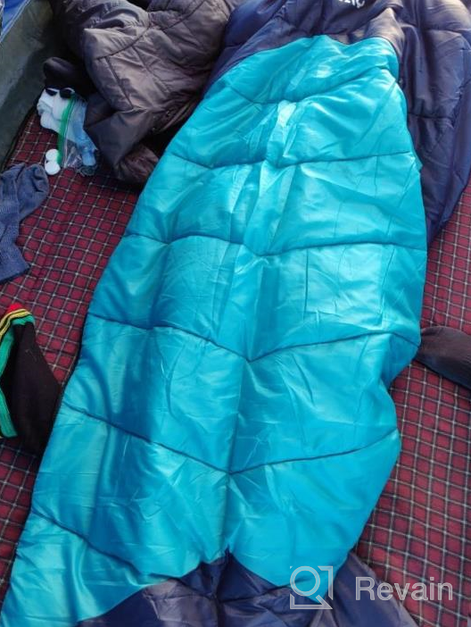 img 1 attached to CANWAY Lightweight Waterproof Sleeping Bag For 4 Seasons Camping & Traveling - Ideal For Adults & Kids review by Antonio Ashton