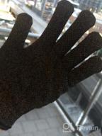 img 1 attached to Mujjo Knitted Winter Gloves with Touch-Screen Compatibility, Dual Insulation Layers, Full-Hand Mobility, Non-Slip Phone Grip and Leather Wrist Cuff". review by Kyle Whitehead