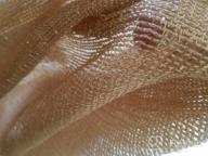 img 1 attached to Metallic Fishnet Evening Shawl Wrap For Dresses - Soft And Elegant Bridal Party Scarf review by Laura Church