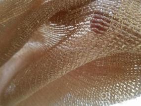 img 5 attached to Metallic Fishnet Evening Shawl Wrap For Dresses - Soft And Elegant Bridal Party Scarf