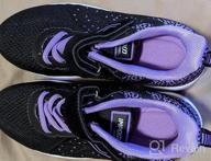 img 1 attached to RomenSi Lightweight Breathable Athletic Sneakers for Girls - Perfect for Sports review by Lisa Love