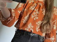 картинка 1 прикреплена к отзыву Georgette Chiffon Blouse For Women, Featuring Floral Print And High Neck, With Long Sleeves From Floerns от James Cabot