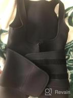 img 1 attached to Sauna Waist Trainer For Women - Tummy Cincher Body Shaper For Sweat And Weight Loss Workouts By CtriLady review by Kanwar Mix