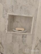 img 1 attached to White Marble Soap Dish - Polished And Shiny CraftsOfEgypt Bathroom Accessory Holder review by Omar Gonzales