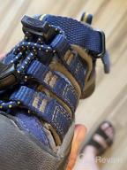 img 1 attached to KEEN Big Kid Newport H2 Sandal - Dark Earth/Spicy Orange - Size 4 M US Big Kid review by Jay Chenier