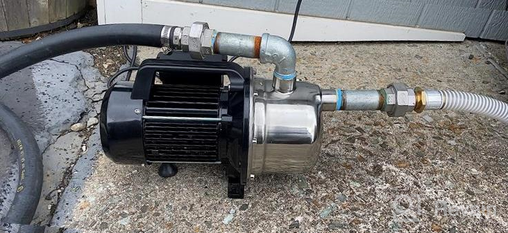 img 1 attached to Stainless Steel Garden Pump - Lanchez 1 HP Shallow Well Pump For Water Removal, Irrigation, And Lawn Fountains - Portable Jet Pump With 1294 GPH Flow Rate And 147 Feet Pumping Height review by Andrea Martinez