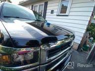 img 1 attached to AVS Medium Profile Smoke Hood Shield 21002 For 2014-2015 Chevrolet Silverado 1500 (1 Piece) review by Erick Bowers