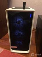 img 2 attached to Fractal Design Meshify C: High Performance Airflow & Cooling PC Case with Tempered Glass - 2X Fans included, PSU Shroud, Water-Cooling Ready, USB3.0 - Blackout Edition review by Abhi Abhilasha