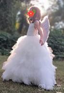 картинка 1 прикреплена к отзыву Платье для цветочной девочки с кружевной спинкой из Тюля и оборками в Майами - отличный выбор для свадебной церемонии. от Dylan Aaronson