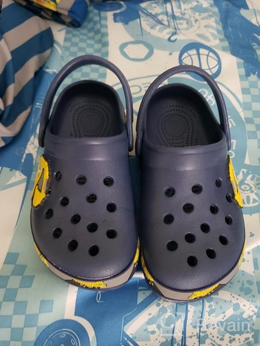 img 1 attached to 👟 Comfortable Excavator Boys' Sandals: Lightweight & Non-Slip Clogs for Children review by Nick Shirodkar